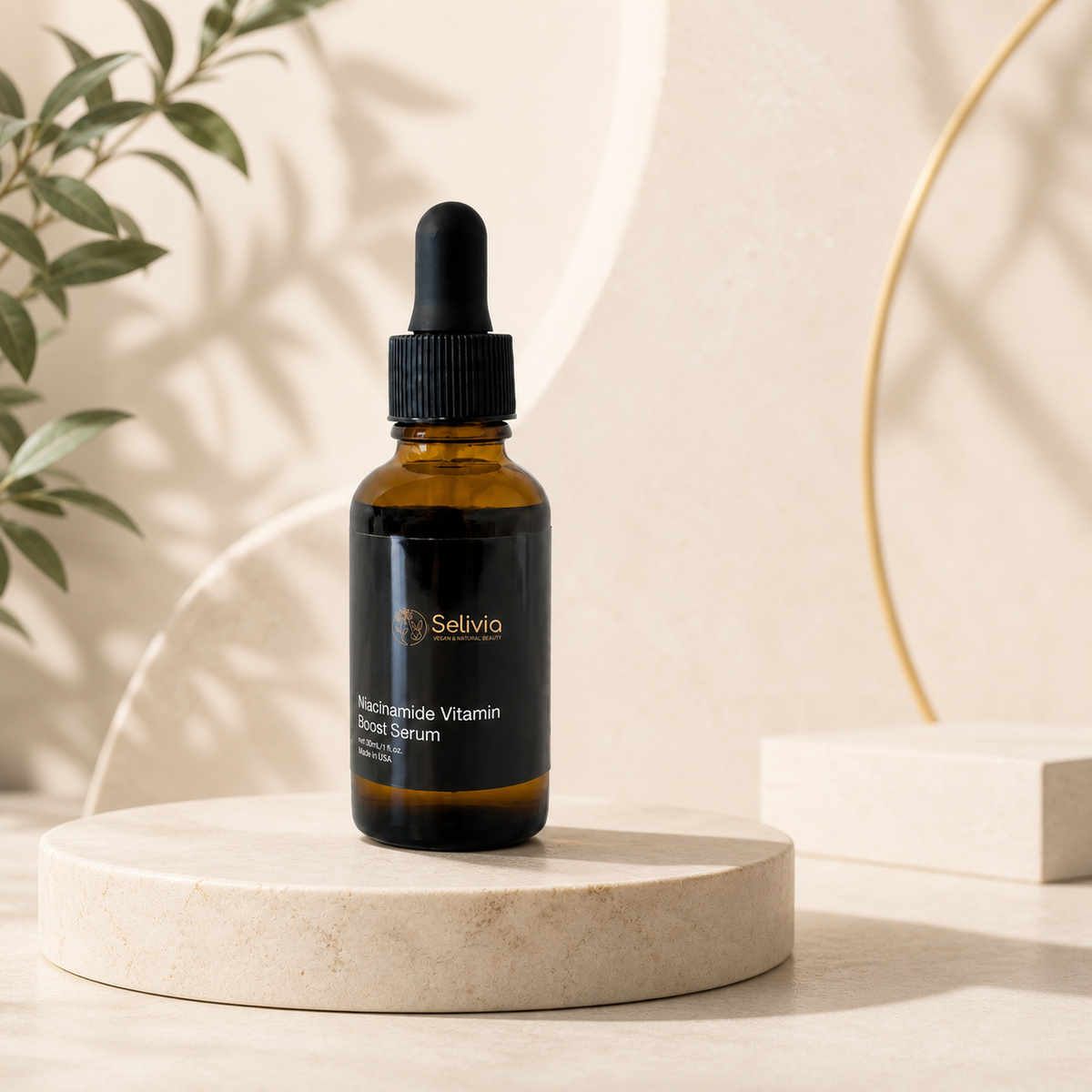 Niacinamide Serum with Vitamin C for Brightening