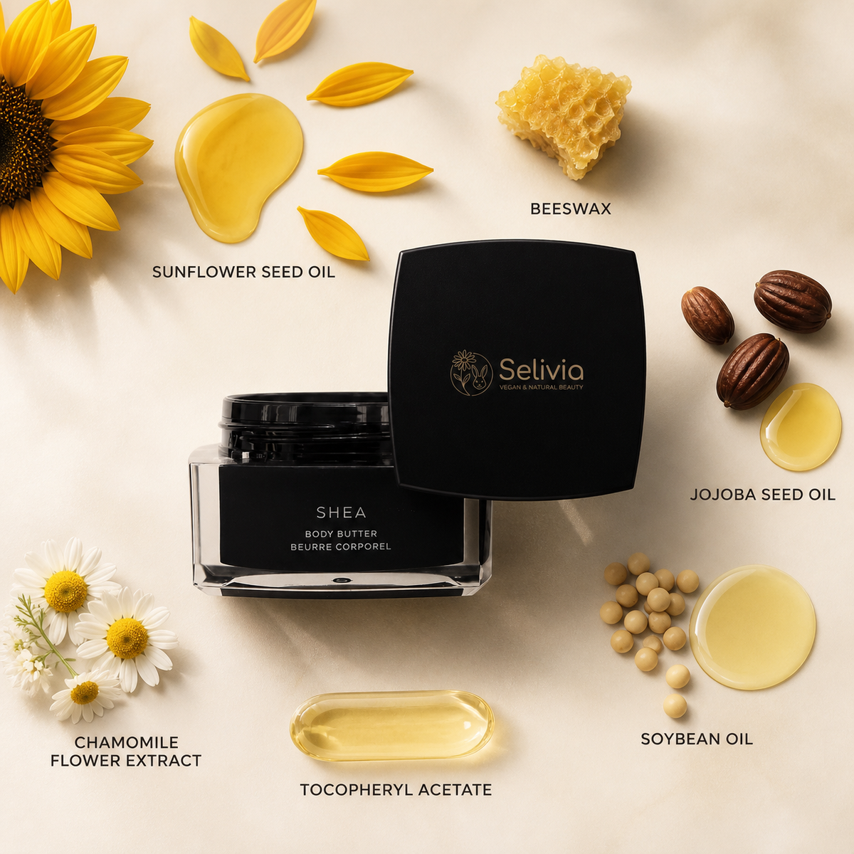Shea Body Butter for Dry Skin Nourishment