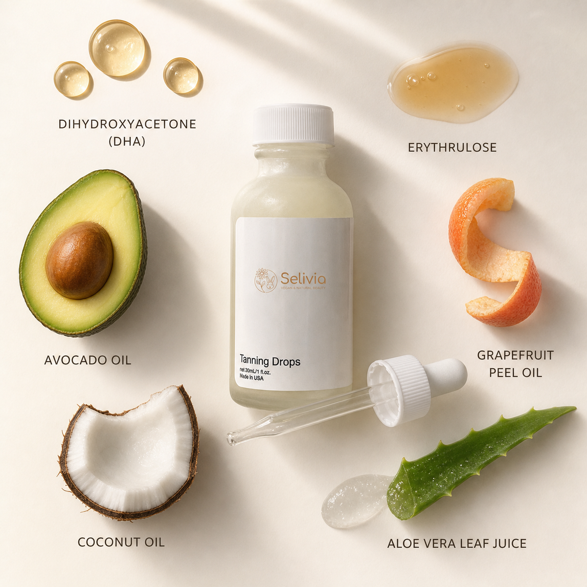 Self-Tanning Drops for a Natural Sunless Glow