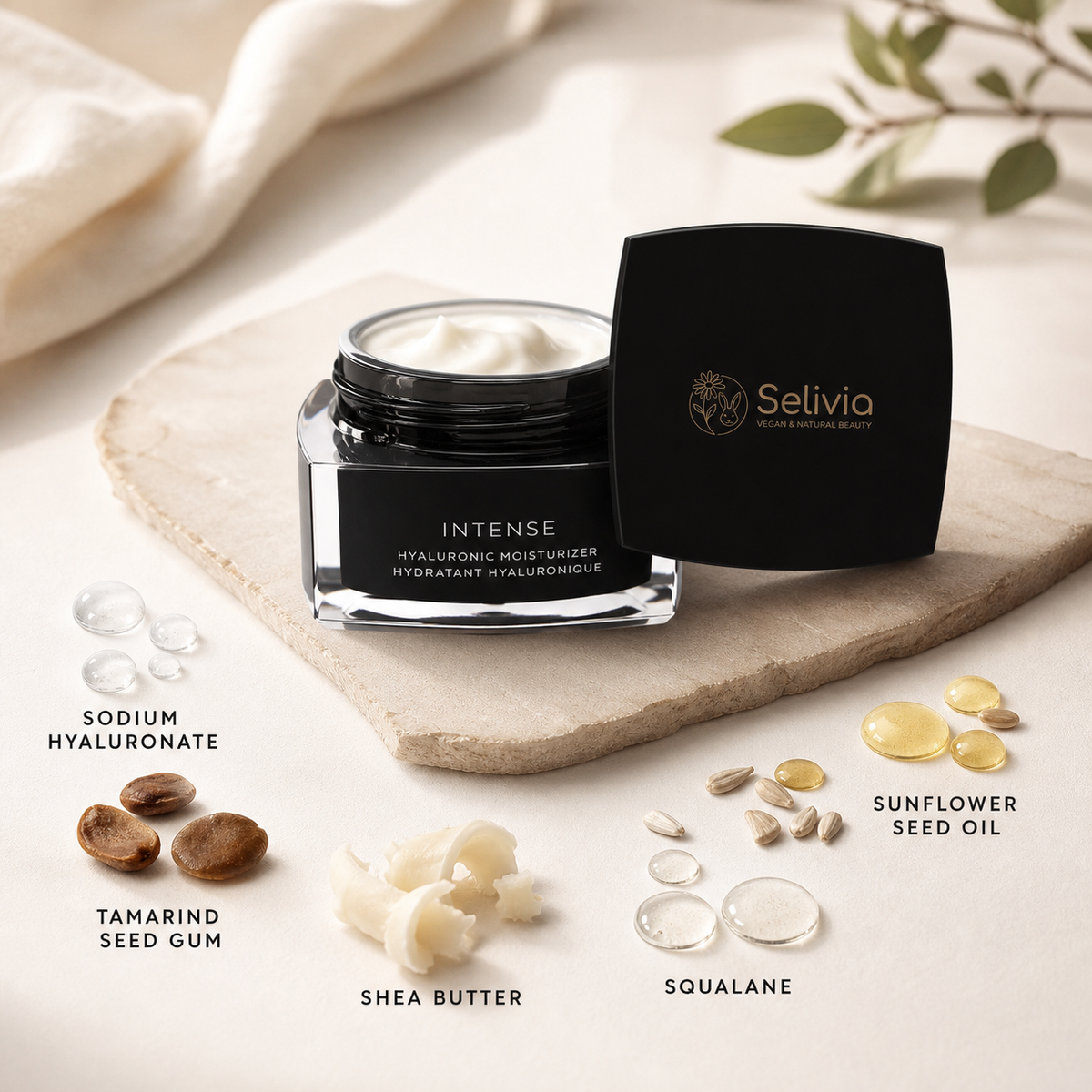 Hyaluronic Acid Moisturizer for Deep Overnight Hydration