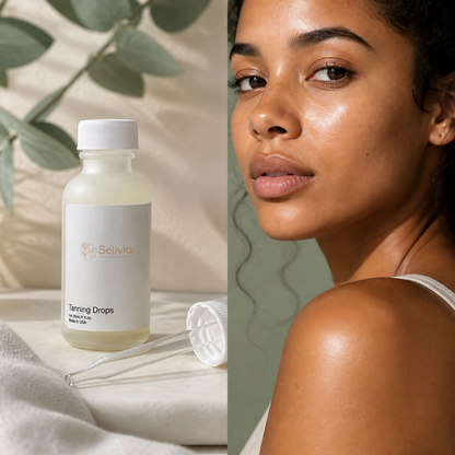 Self-Tanning Drops for a Natural Sunless Glow