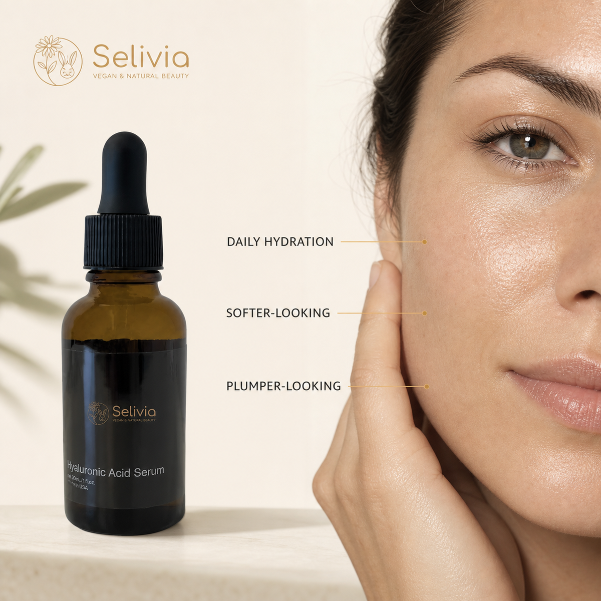 Hyaluronic Acid Serum for Deep Hydration