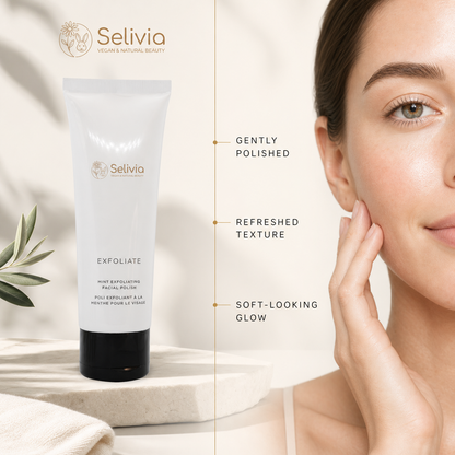 Mint Exfoliating Facial Scrub for Smooth Skin